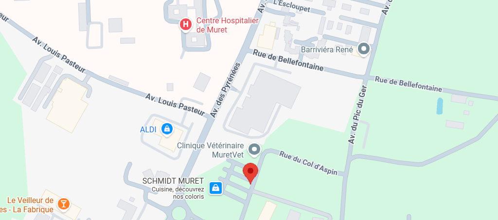 Maps adresse Centre Céor 1 rue col d'aspin 31600 Muret